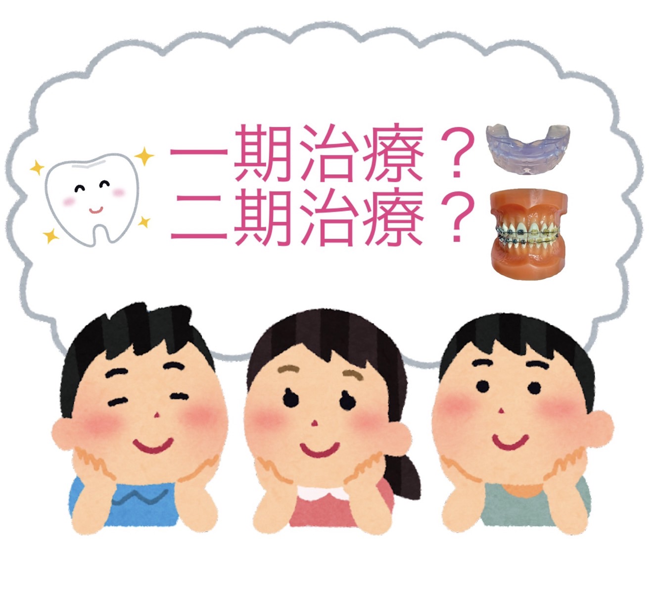 一期治療と二期治療について┃酒田市、新庄市、鶴岡市エリアのぷらす